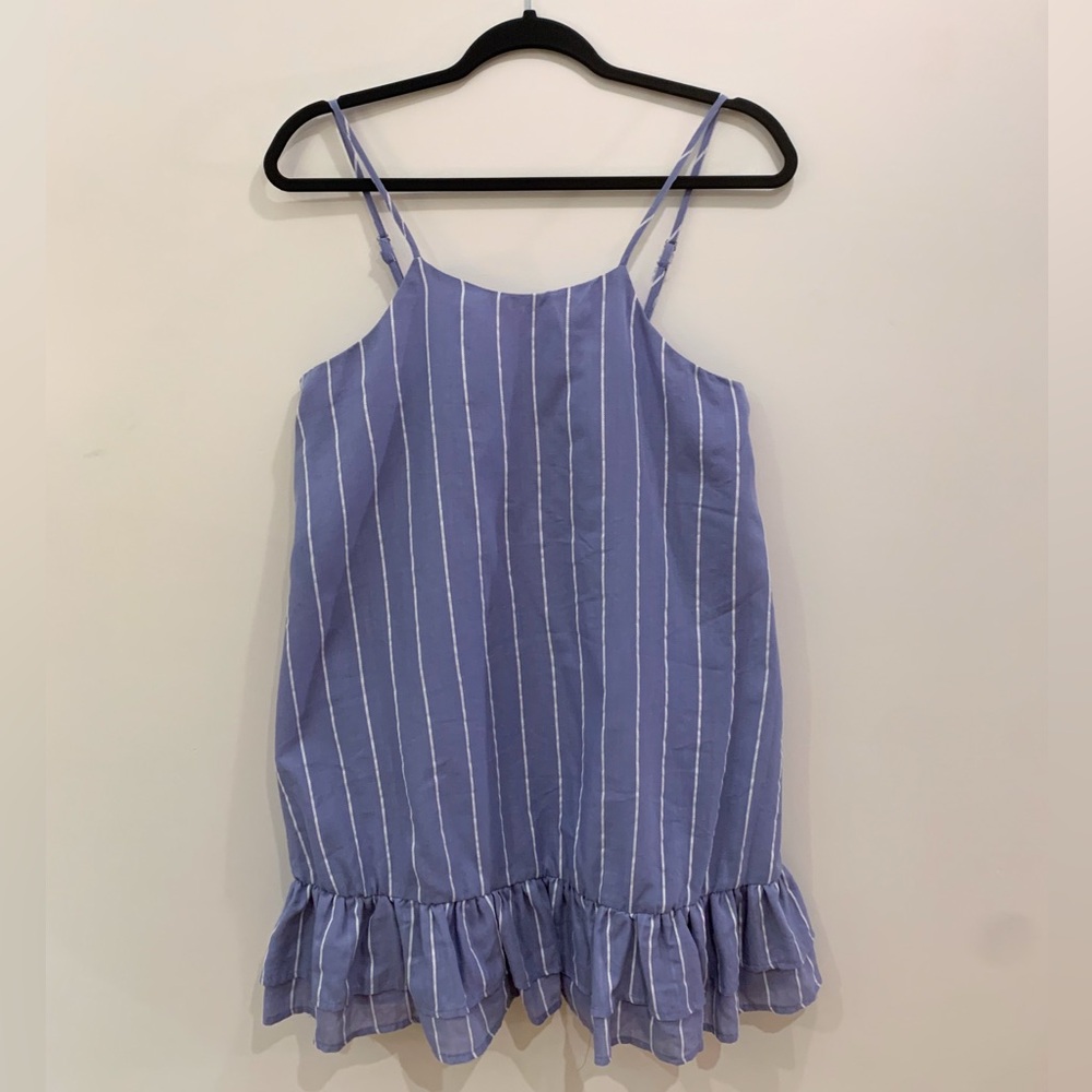 Striped Purple Mini Dress